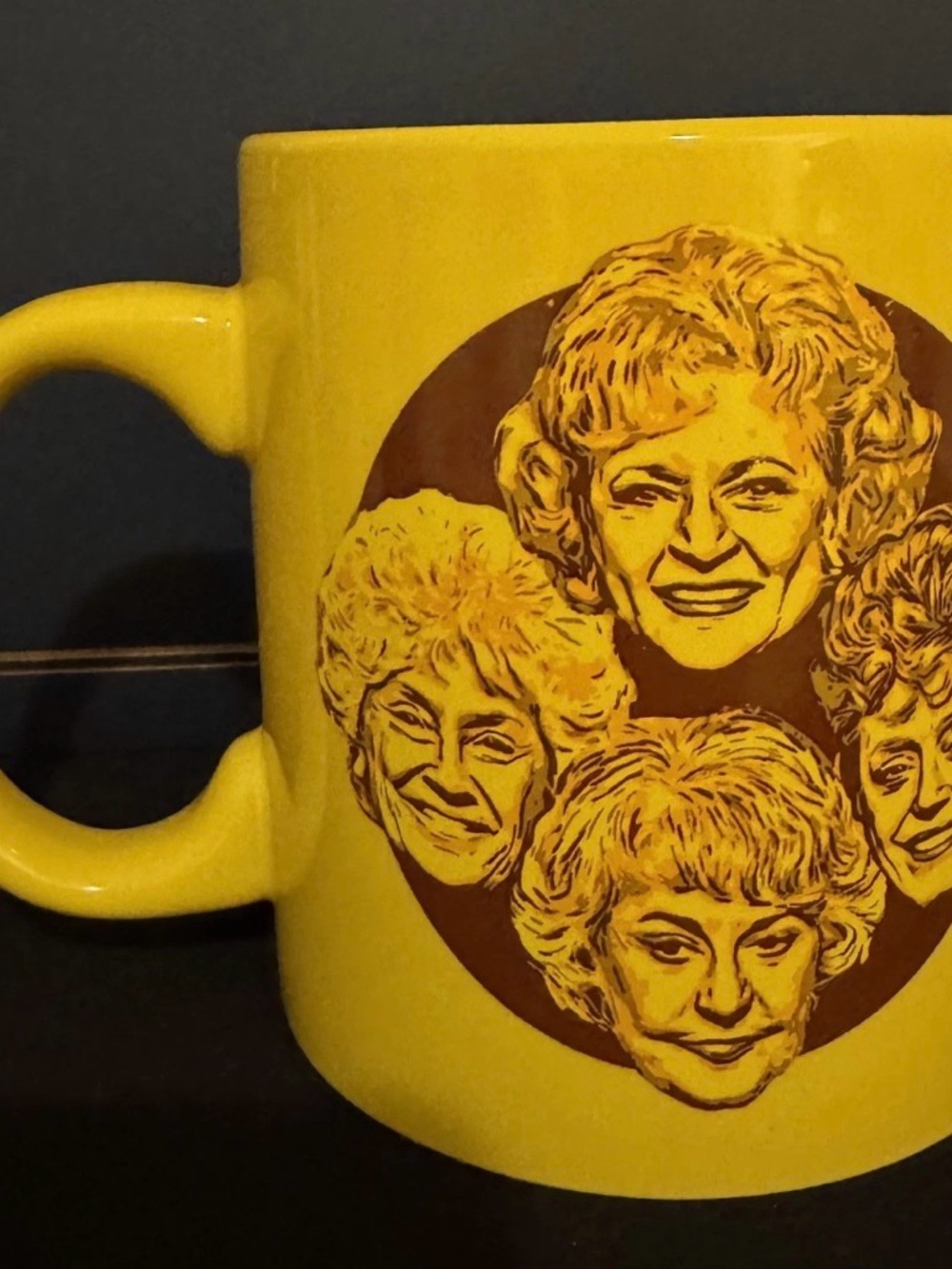 The Golden Girls "Stay Golden" Gold Ceramic Coffee Mug 20 Ounces